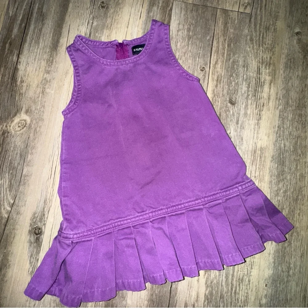 Ralph Lauren Purple Kids Casual Dress